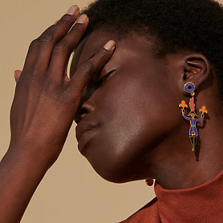 アシンメトリーデザイン◎【Hermes】 Artificierピアス Artificier earrings | Hermès Mainland China